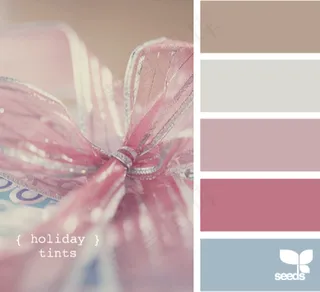 冬天系配色色卡色彩搭配