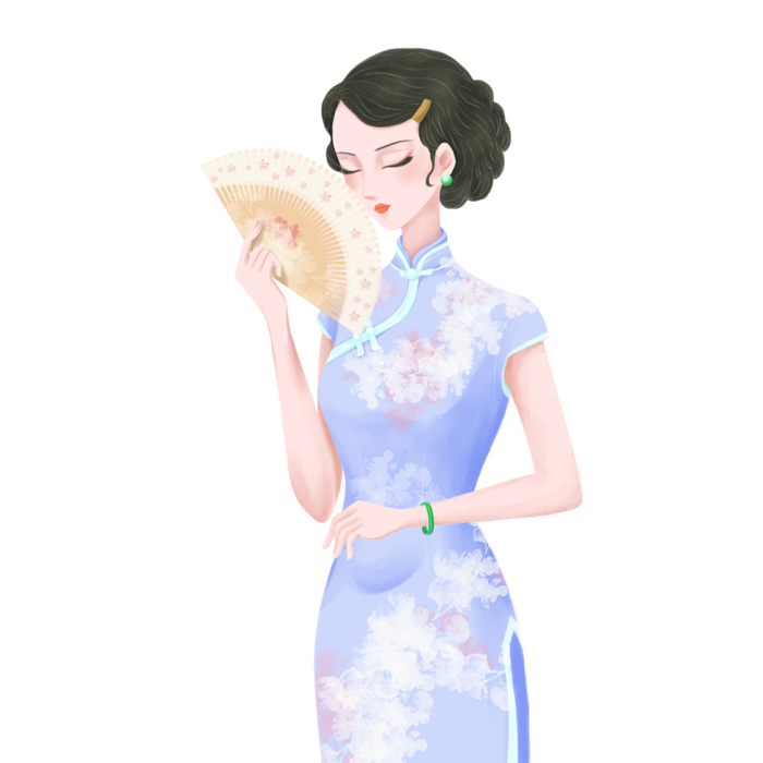 传统旗袍美女 (183)