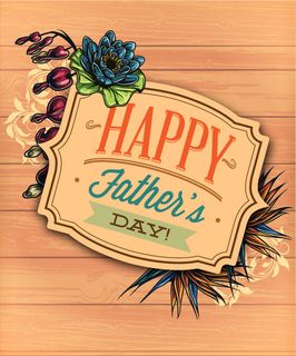 父亲节英文艺术字