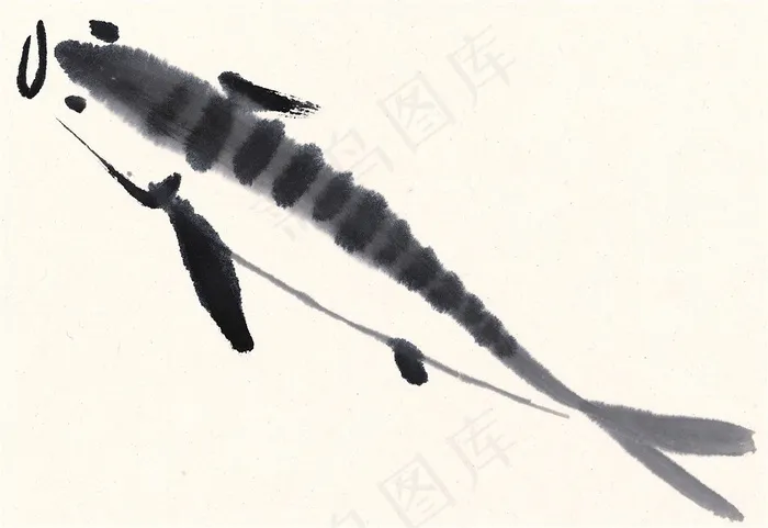 鱼虾蟹龟绘画美图素材