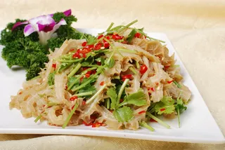  鲜辣汁拌金钱肚