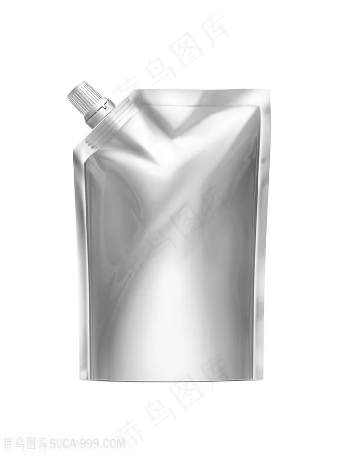 简约空白包装袋设计高清图片