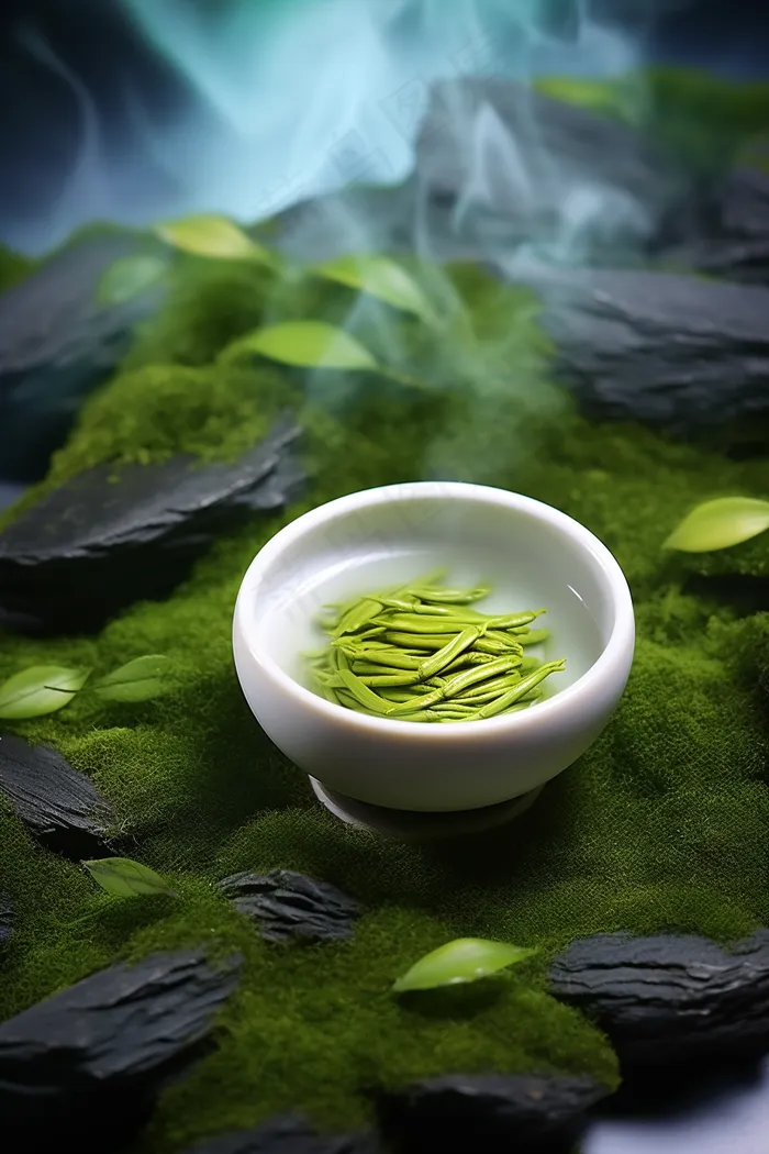 绿茶品茶茶文化摄影图(2688x4032)