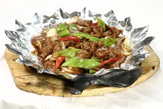 36铁板驴肉  髙建明驴肉火锅