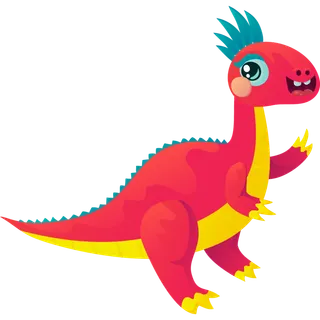 卡通恐龙生日宝宝宴派对素材恐龙派对免扣素材