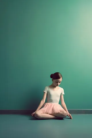 少儿舞蹈简约背景图