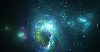 梵高星空质感的太空宇宙底纹背景