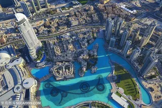 迪拜城市建筑风景高清图片
