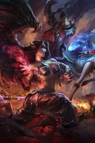 英雄联盟欧美科幻画动漫图片