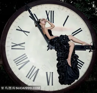 杏花如雪东厢月黑色长裙许庆琳