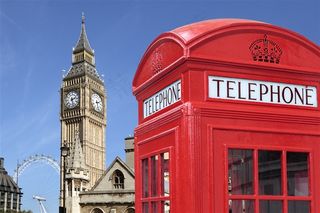 欧洲大本钟街景风景图片