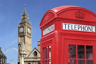 欧洲大本钟街景风景图片