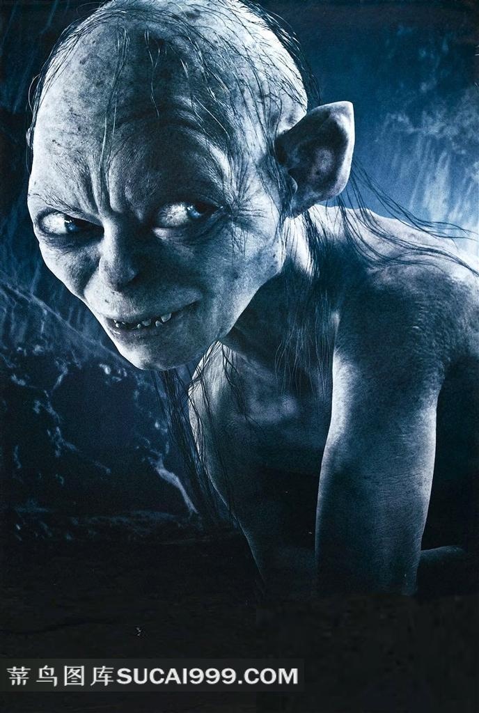 阴险的咕噜指环王电影海报