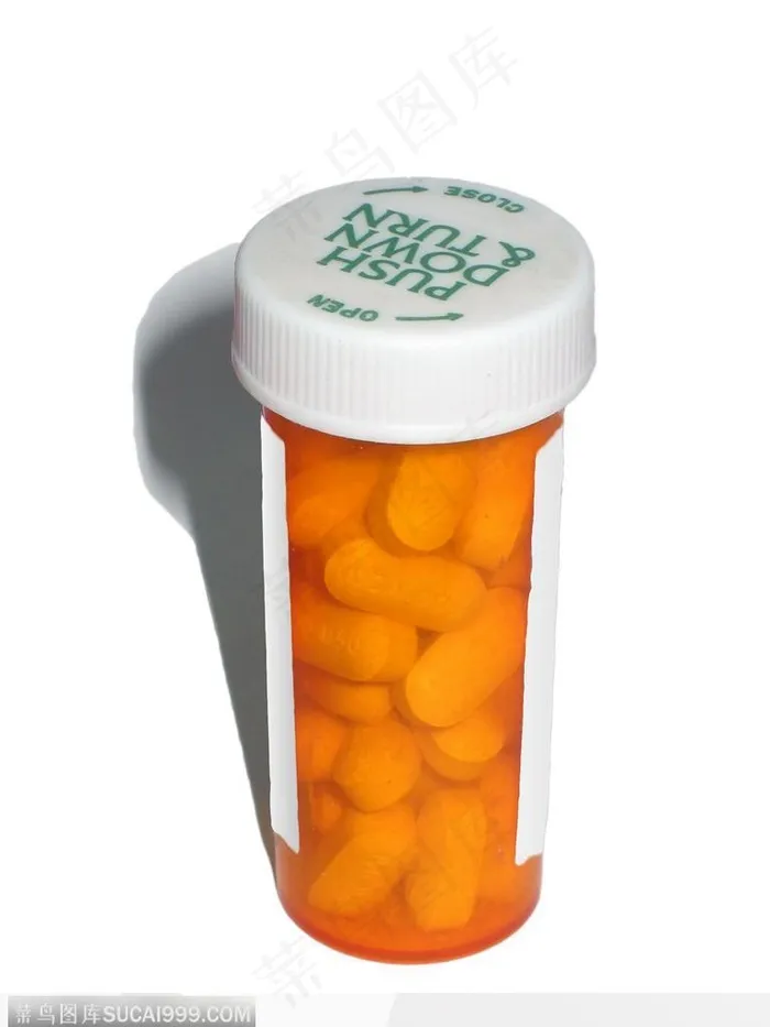 医学药品-褐色的药片