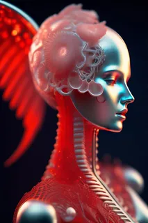 人工智能ai机器人插画
