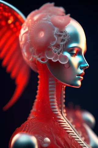 人工智能ai机器人插画