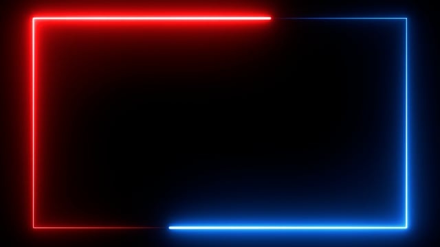 氖, 灯, 帧, 边境, 线, 背景