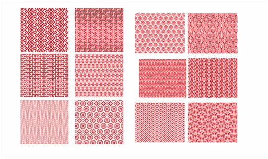 矢量底纹中式底纹