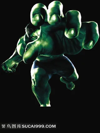 奔跑的绿色大手电影海报