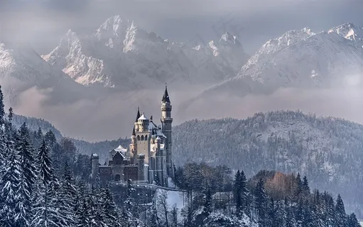 欧洲新天鹅堡素材