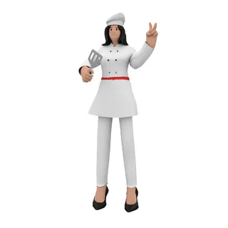 职业人物购物玩偶手办立体办公场景卡通小人元素PNG设计素材模板