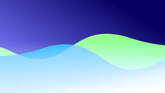 极简剪纸波浪弥散光渐变背景图