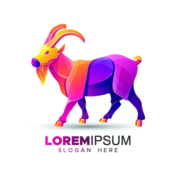 手绘动物标志LOGO素材eps,ai矢量模版下载