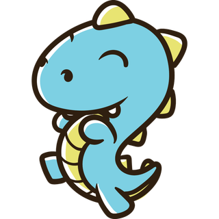 卡通恐龙生日宝宝宴派对素材恐龙派对免扣素材