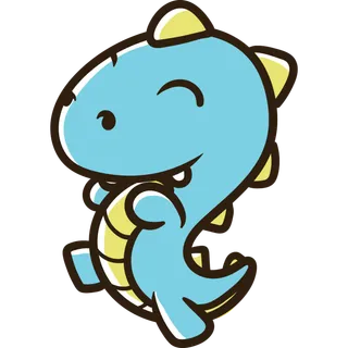 卡通恐龙生日宝宝宴派对素材恐龙派对免扣素材