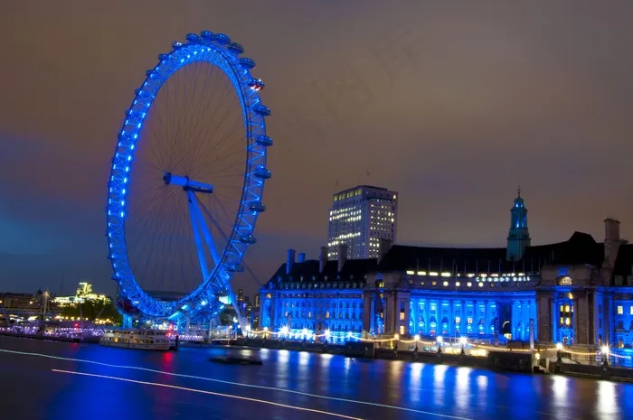 伦敦眼摩天轮图片