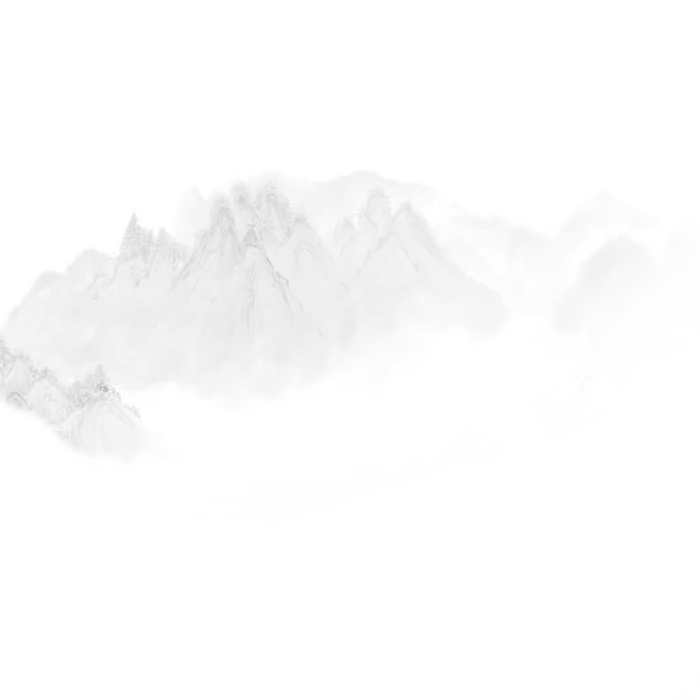 山水画素材中国风水墨画素材元素中国画