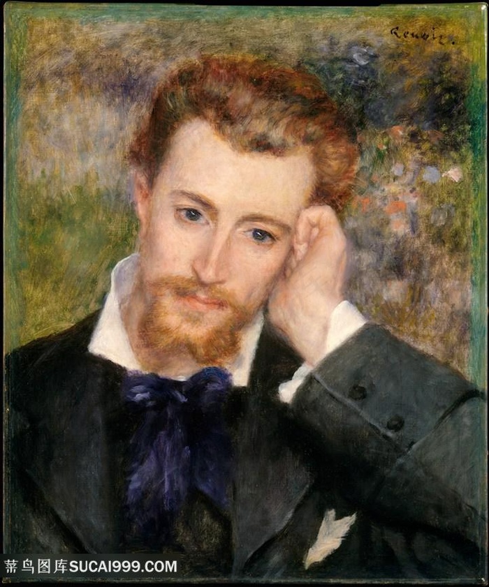 胡须男士油画装饰画