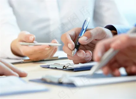 商务办公用笔在写 商务办公用笔在写