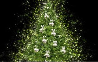 圣诞节冬天背景风景