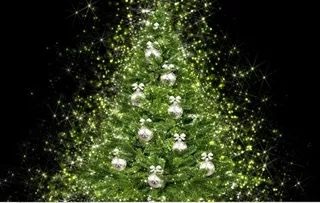 圣诞节冬天背景风景