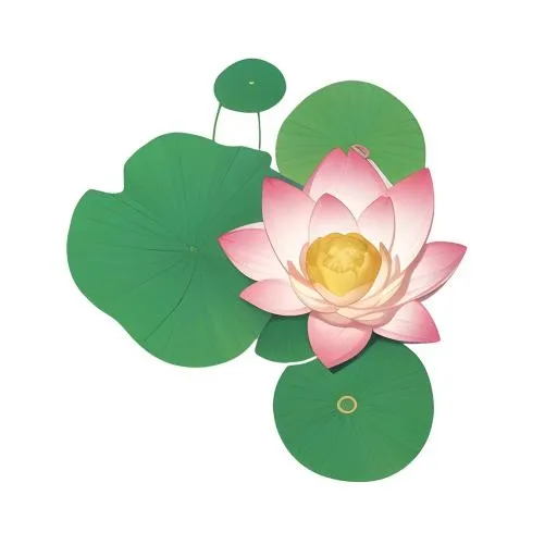 荷花荷叶免抠(2048x2048)