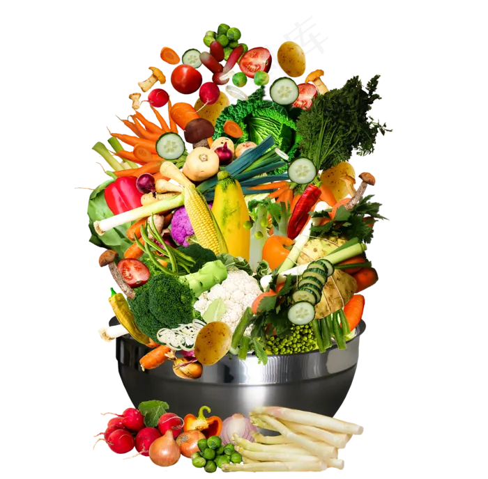 蔬菜 食物 配料 生产 有机的 有天赋的人 锅