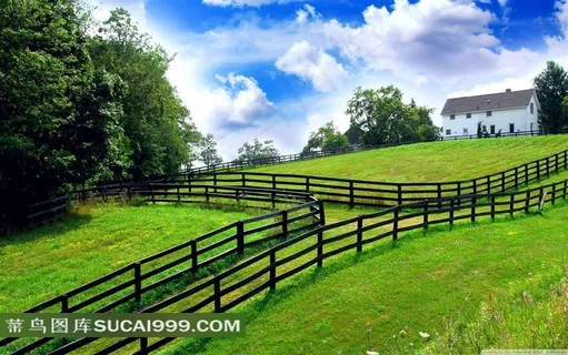 草原栅栏摄影 草原栅栏摄影