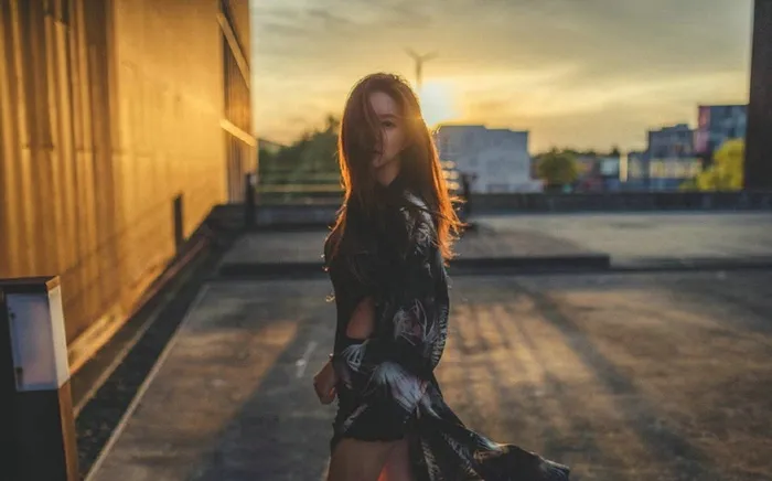摄影图片人物美女模特照片