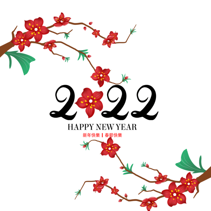 2022新年艺术创意字体虎年3D立体标题数字文字png免抠字素材