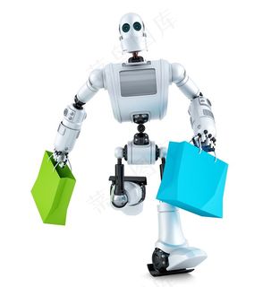 3D机器人奔跑图片