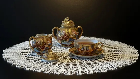 桌面复古茶具图片 桌面复古茶具图片