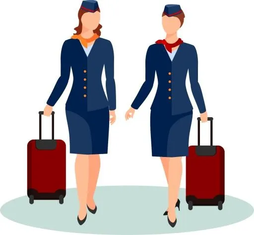 空姐 PNG免抠(1527x1413)