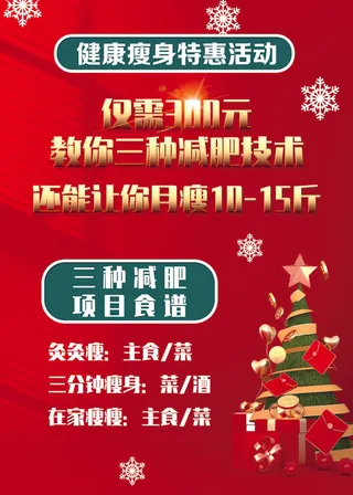 健康瘦身减肥海报