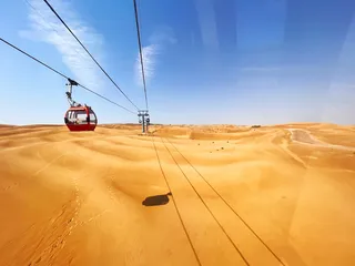 响沙湾沙漠缆车摄影