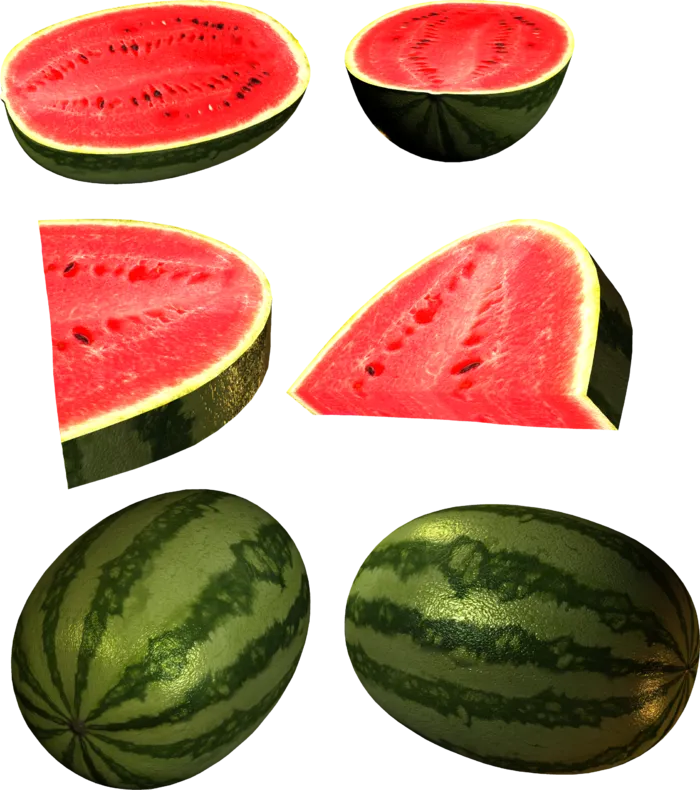 西瓜实物图免抠