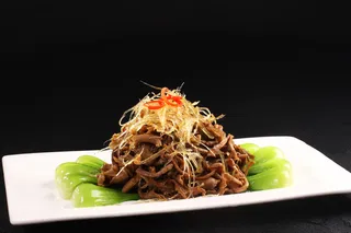 玉皇菇拌翅针 (2)