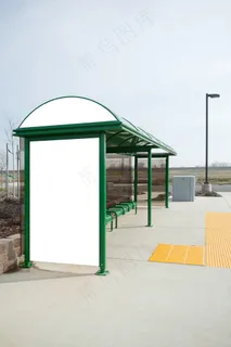 高清公交广告牌图片下载