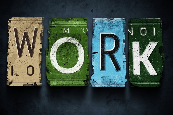 创意拼接英文字母高清图片