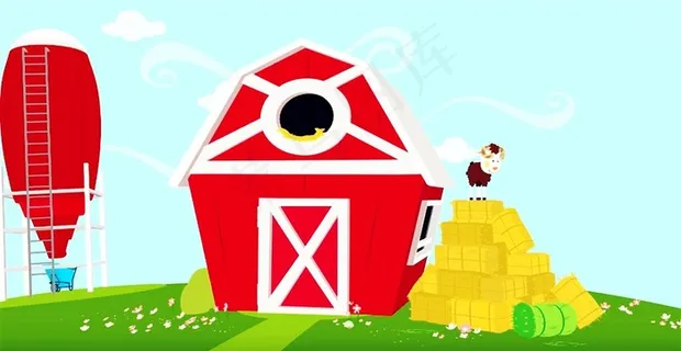 农场里的谷仓